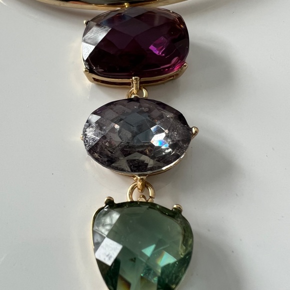 Vintage Anne Klein Gold tonę Choker  Necklace Graduated Pendant Lion Tag - Picture 7 of 14